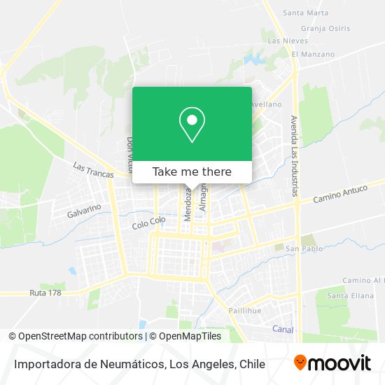 Importadora de Neumáticos map