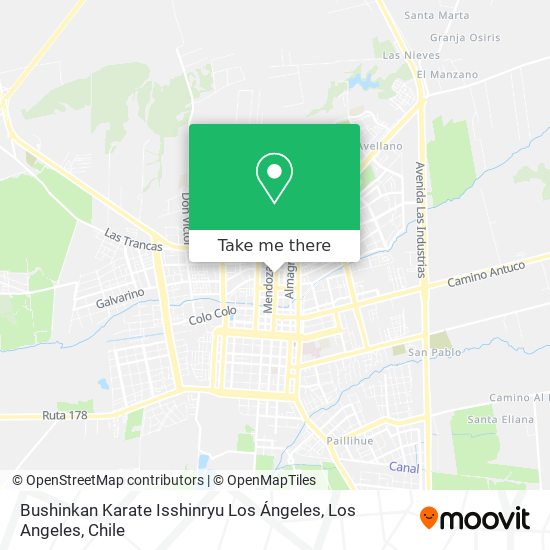 Bushinkan Karate Isshinryu Los Ángeles map