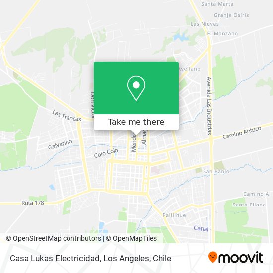 Mapa de Casa Lukas Electricidad