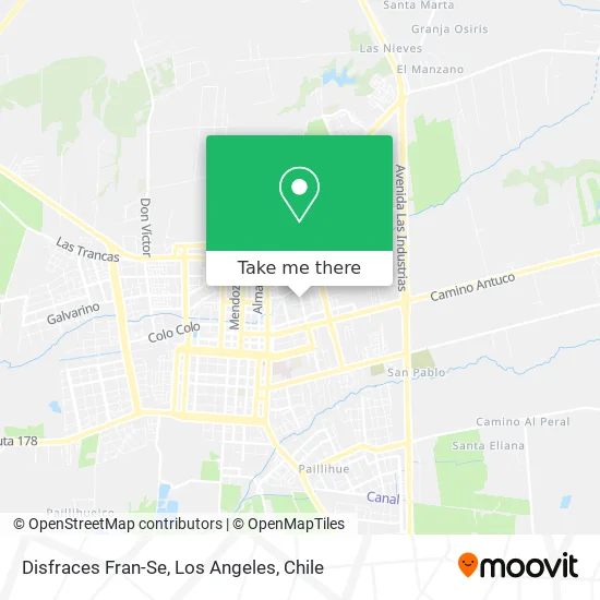 Disfraces Fran-Se map