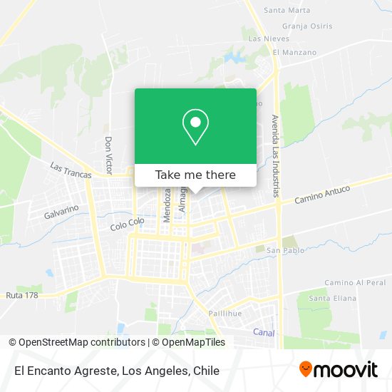 Mapa de El Encanto Agreste