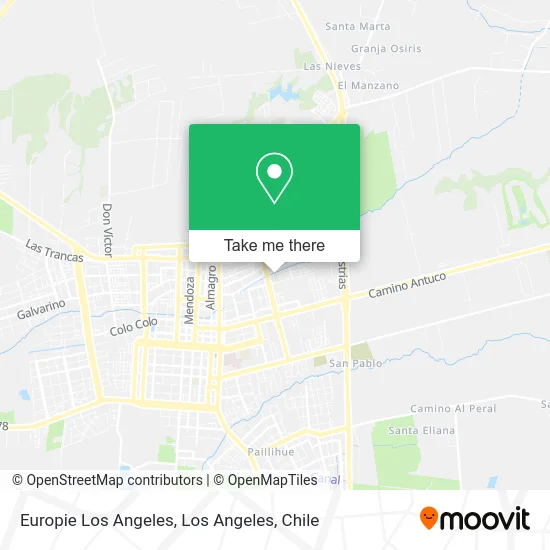 Europie Los Angeles map