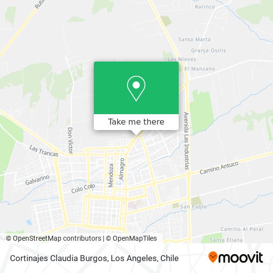 Cortinajes Claudia Burgos map