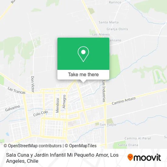 Sala Cuna y Jardín Infantil Mi Pequeño Amor map