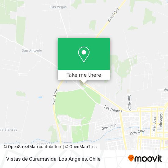Mapa de Vistas de Curamavida