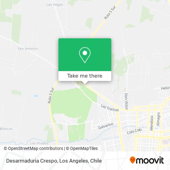 Desarmaduria Crespo map