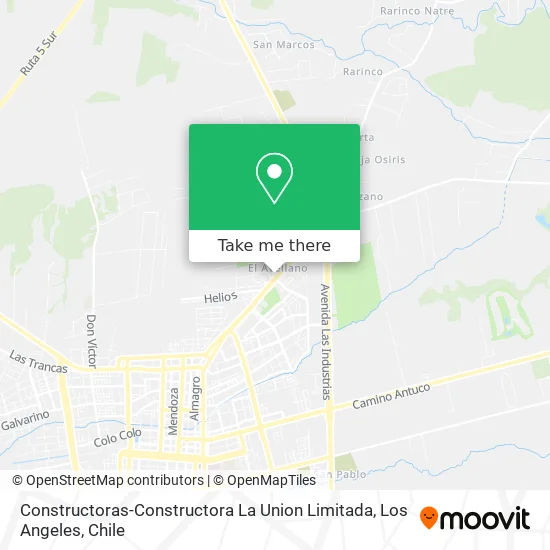 Constructoras-Constructora La Union Limitada map