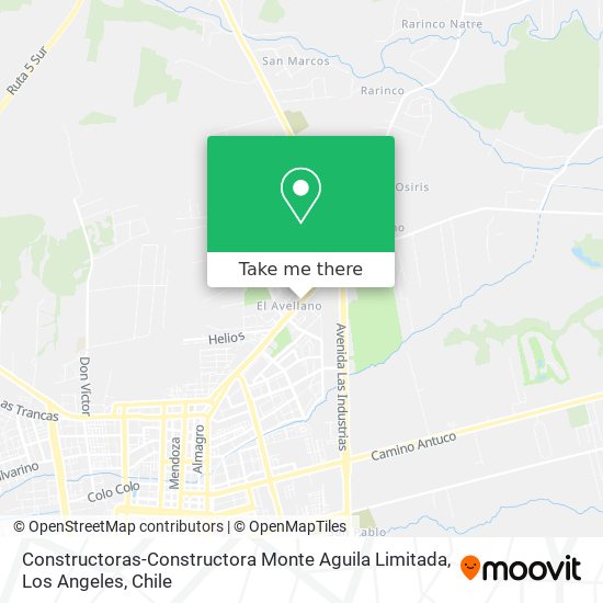 Constructoras-Constructora Monte Aguila Limitada map