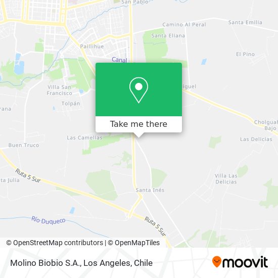 Molino Biobio S.A. map