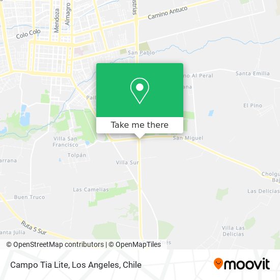 Campo Tia Lite map