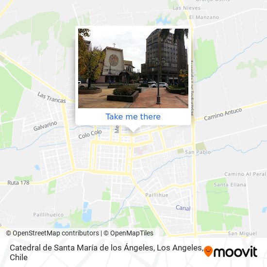 Mapa de Catedral de Santa María de los Ángeles