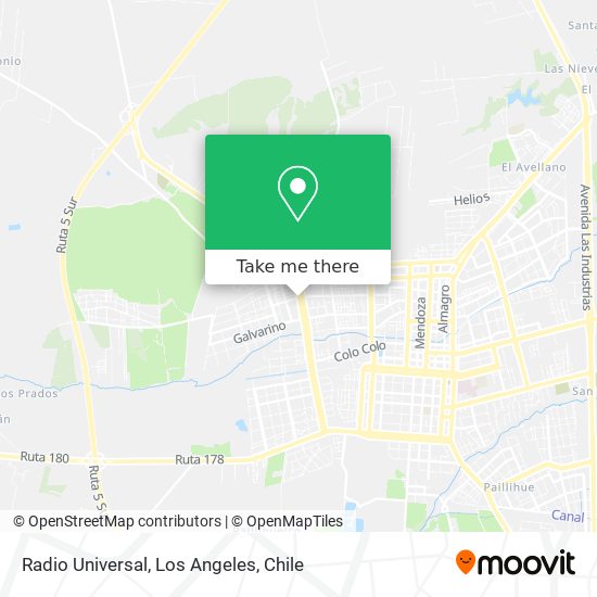 Mapa de Radio Universal