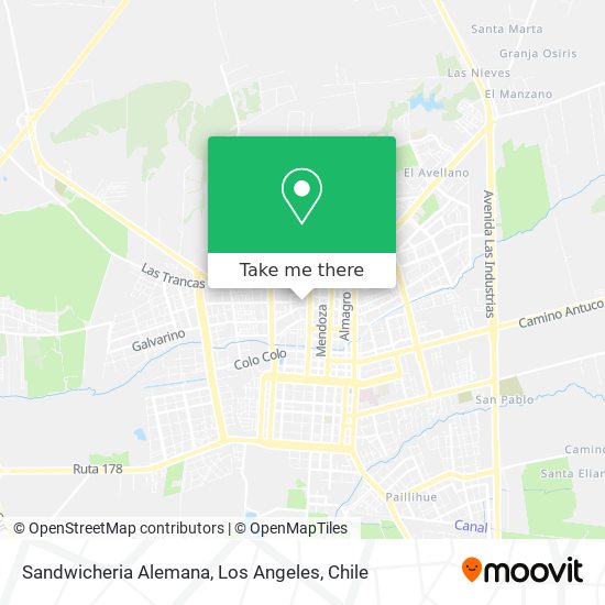 Sandwicheria Alemana map