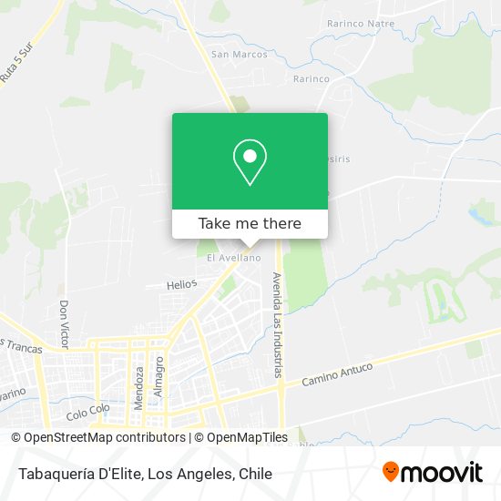 Tabaquería D'Elite map