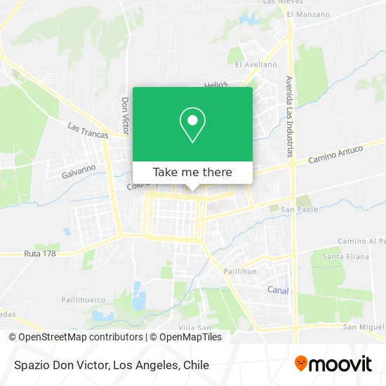 Spazio Don Victor map