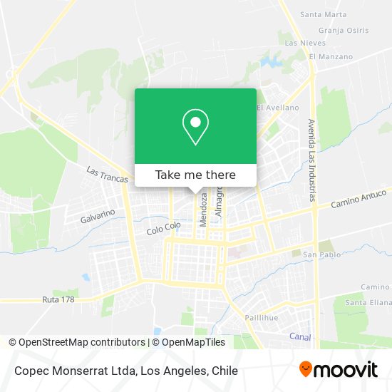 Copec Monserrat Ltda map