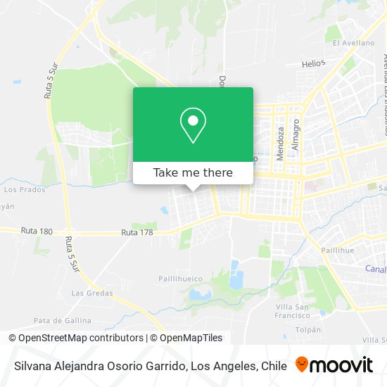 Silvana Alejandra Osorio Garrido map