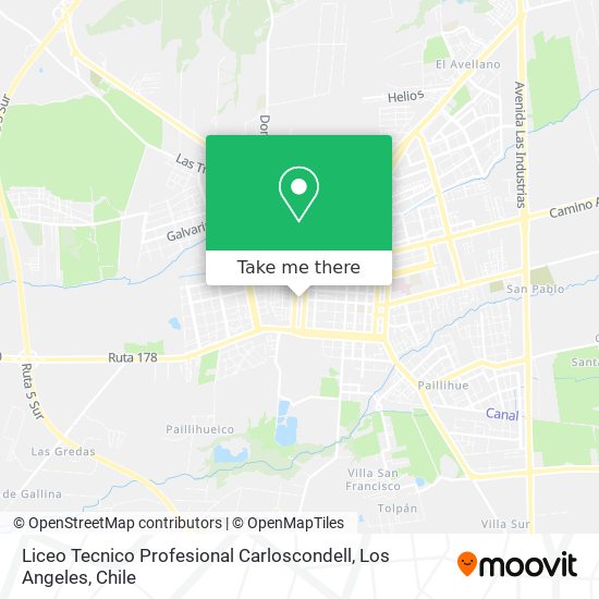 Liceo Tecnico Profesional Carloscondell map