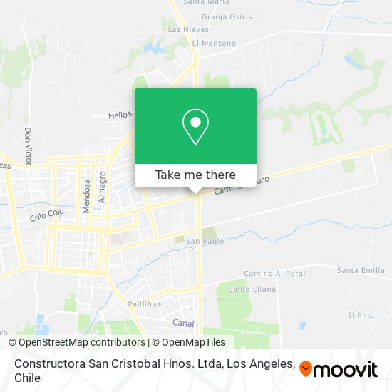 Mapa de Constructora San Cristobal Hnos. Ltda