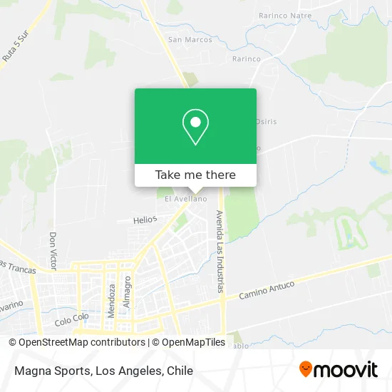 Magna Sports map