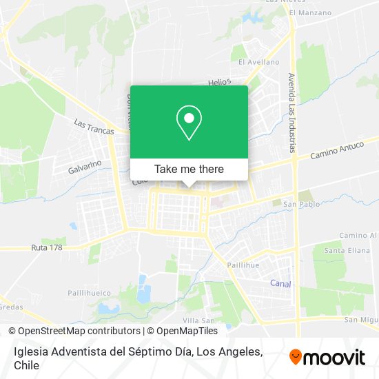 Mapa de Iglesia Adventista del Séptimo Día
