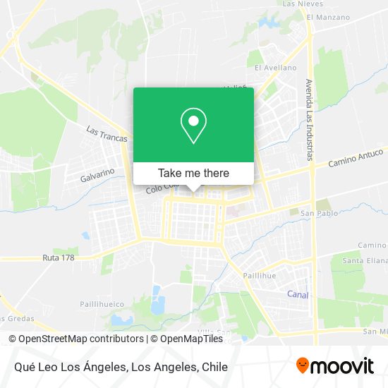 Mapa de Qué Leo Los Ángeles