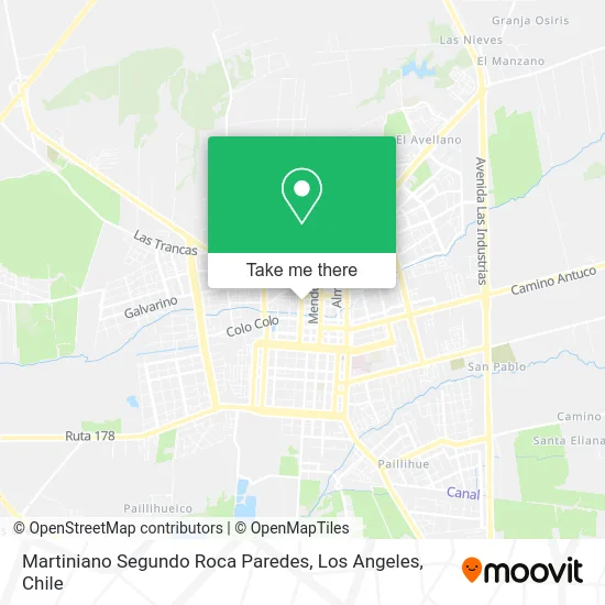 Martiniano Segundo Roca Paredes map