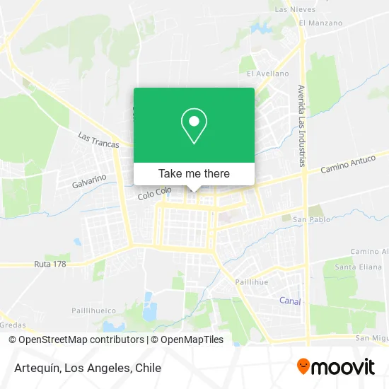 Artequín map