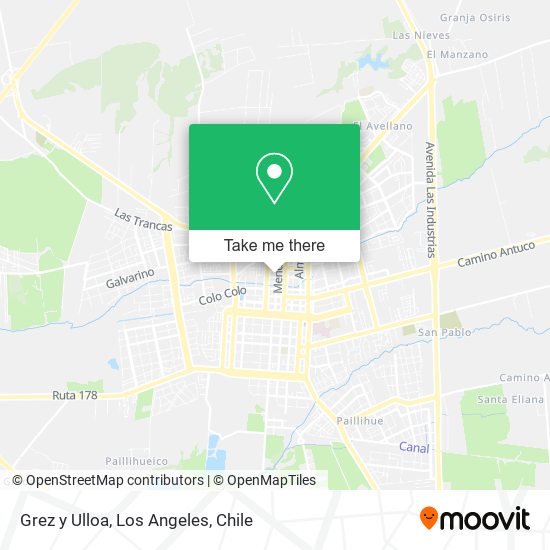 Mapa de Grez y Ulloa