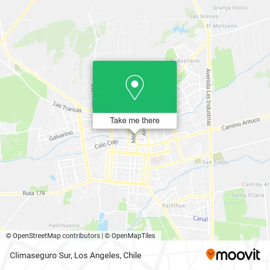 Climaseguro Sur map