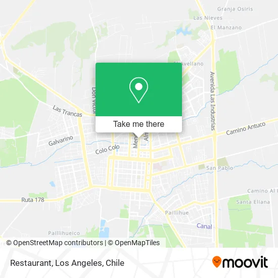 Restaurant map
