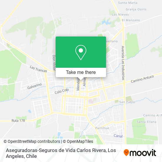 Aseguradoras-Seguros de Vida Carlos Rivera map
