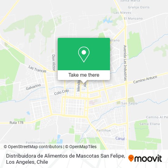 Distribuidora de Alimentos de Mascotas San Felipe map