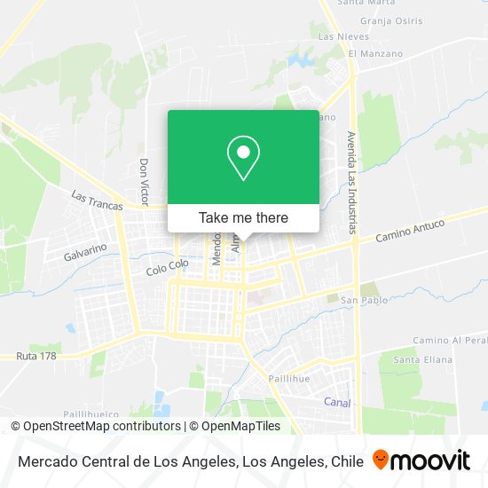 Mercado Central de Los Angeles map
