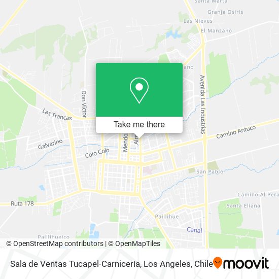 Mapa de Sala de Ventas Tucapel-Carnicería