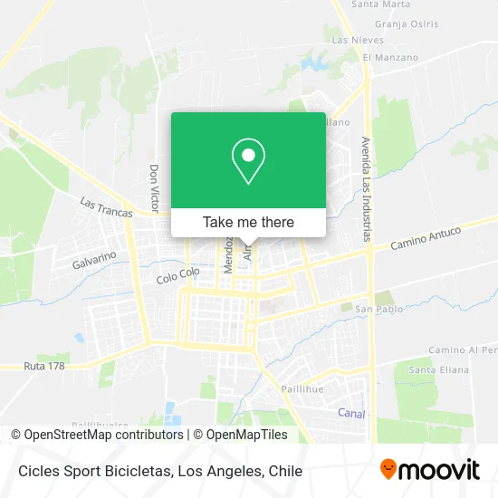Cicles Sport Bicicletas map