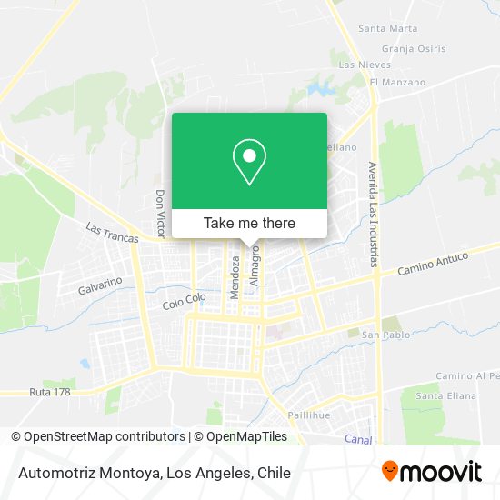 Automotriz Montoya map