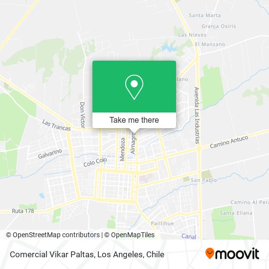 Comercial Vikar Paltas map