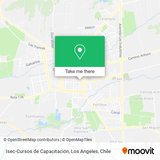 Isec-Cursos de Capacitación map