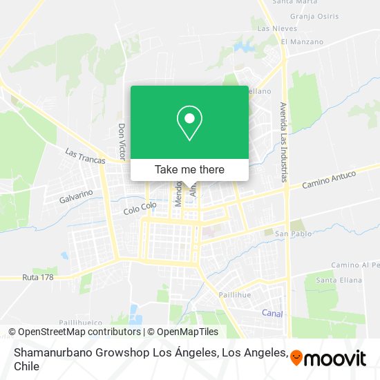Shamanurbano Growshop Los Ángeles map
