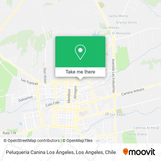 Peluqueria Canina Los Ángeles map