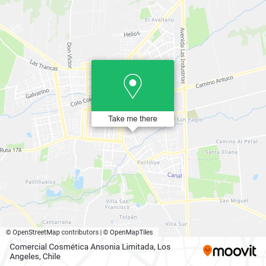 Comercial Cosmética Ansonia Limitada map