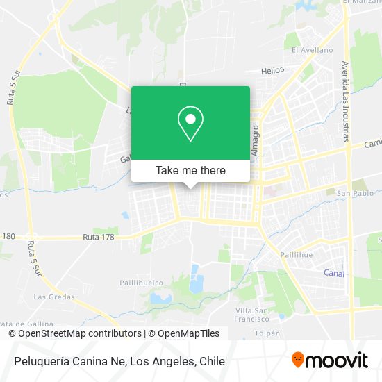 Peluquería Canina Ne map
