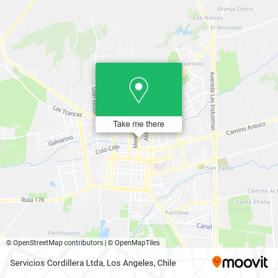 Mapa de Servicios Cordillera Ltda