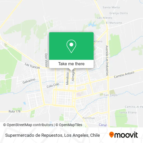 Supermercado de Repuestos map