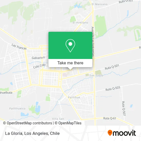La Gloria map