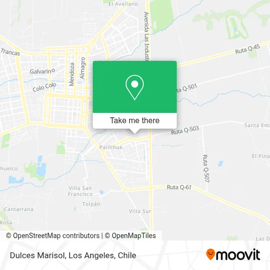 Dulces Marisol map