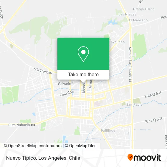 Nuevo Tipico map