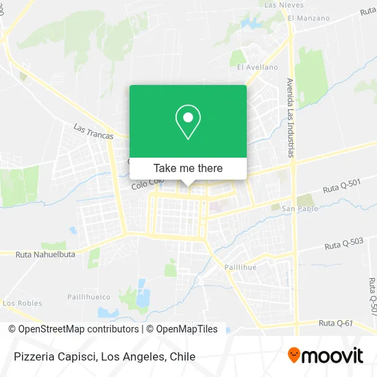 Pizzeria Capisci map
