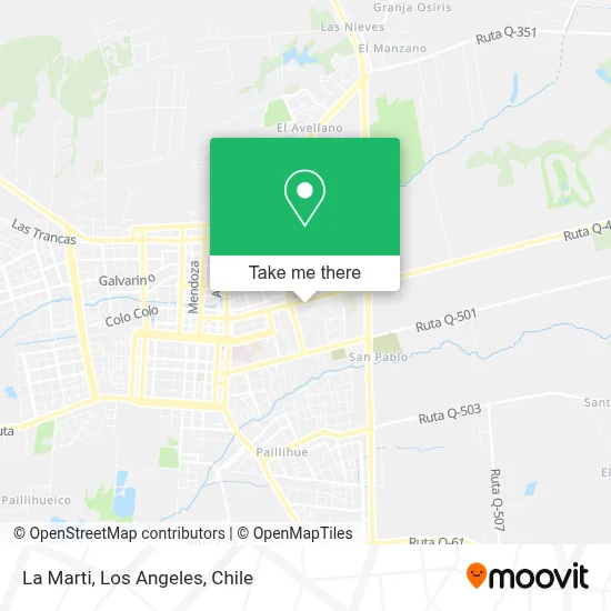 La Marti map
